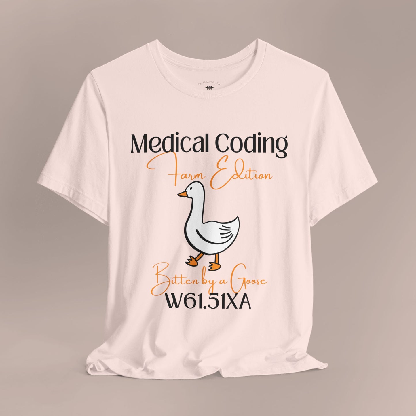 Bitten by a Goose ICD-10 Medical Humor T-Shirt