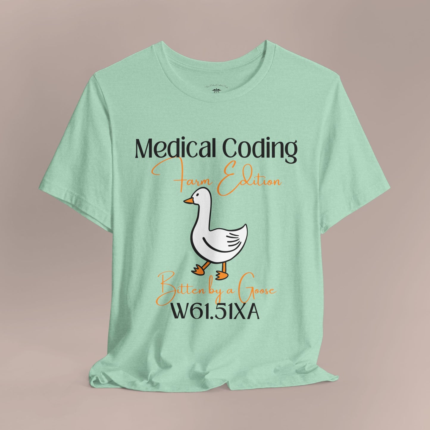 Bitten by a Goose ICD-10 Medical Humor T-Shirt