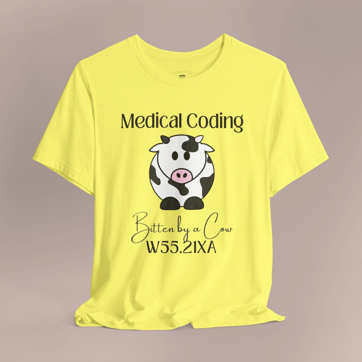 Bitten by a Cow ICD-10 Medical Humor NE T-Shirt