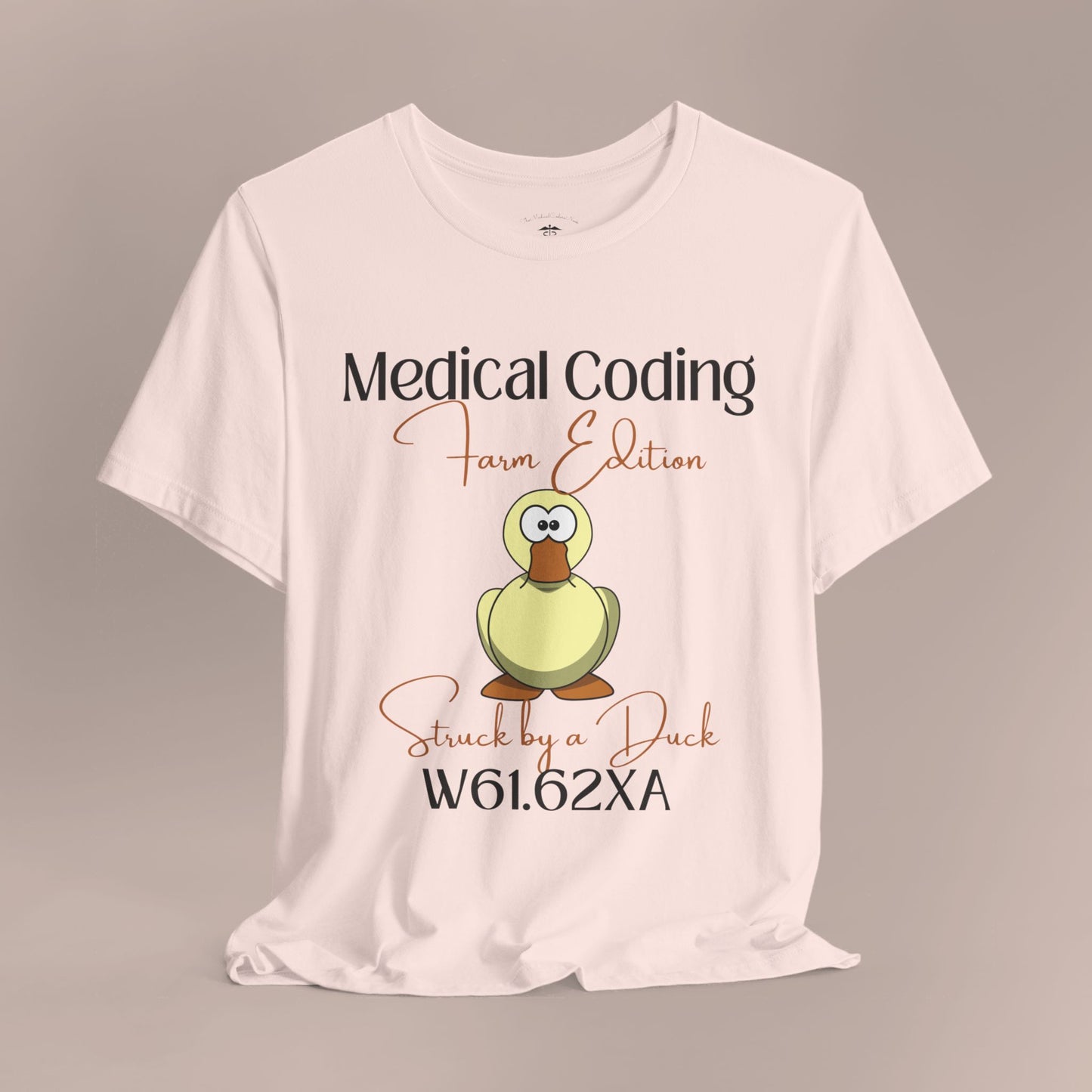 Struck by a Duck ICD-10 Medical Humor T-Shirt