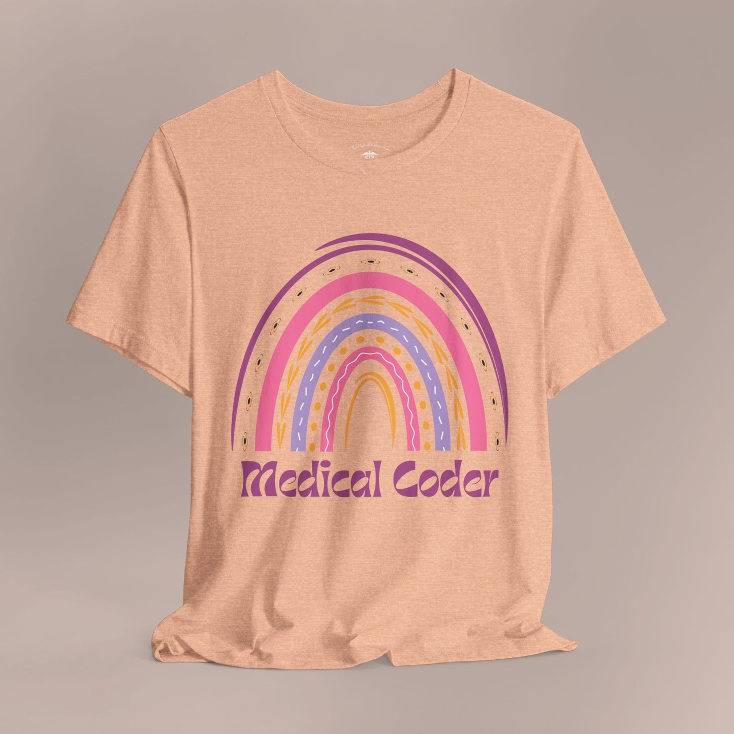 Boho Rainbow Medical Coder T-Shirt