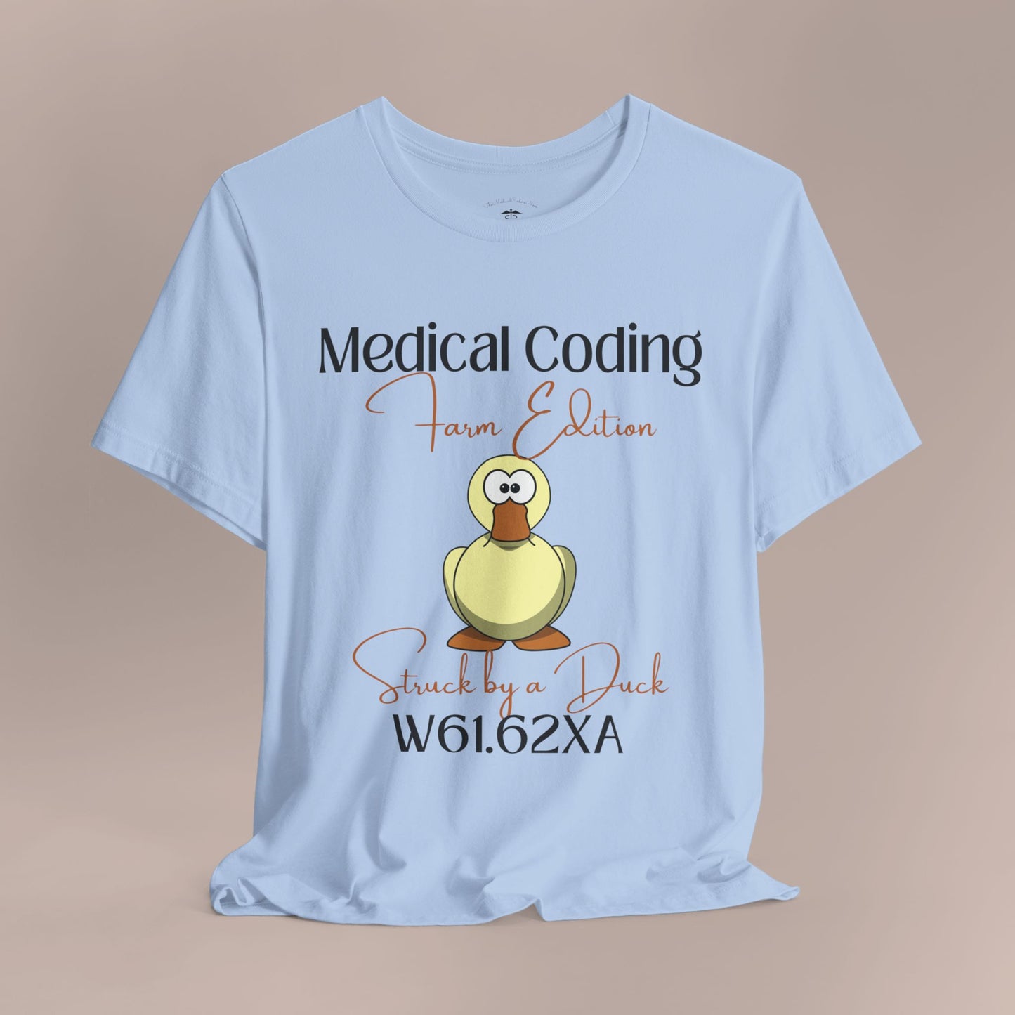 Struck by a Duck ICD-10 Medical Humor T-Shirt