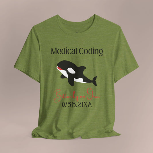 Bitten by an Orca ICD-10 Medical Humor NE T-Shirt