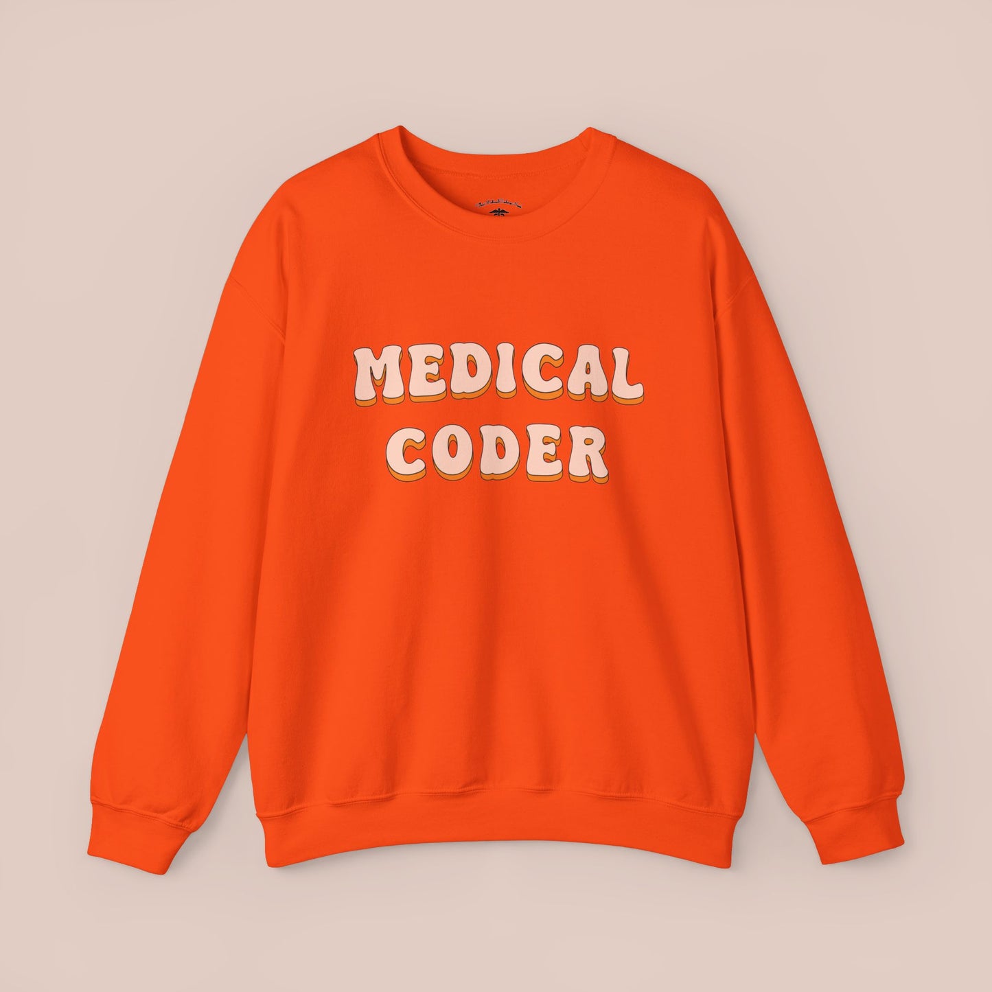 Halloween Medical Coder Candy Corn Font Holiday Sweatshirt