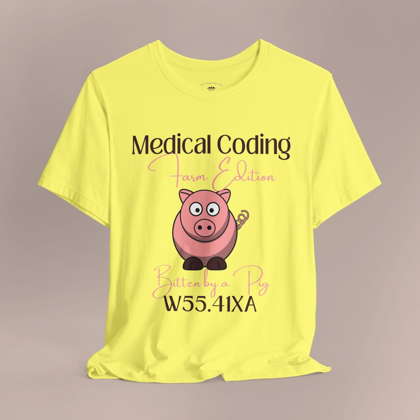 Bitten by a Pig ICD-10 Medical Humor T-Shirt