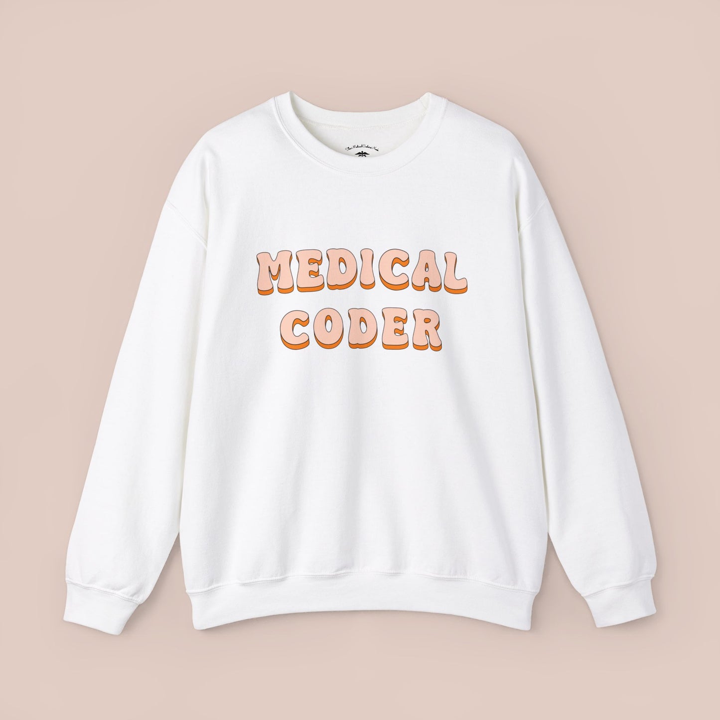 Halloween Medical Coder Candy Corn Font Holiday Sweatshirt