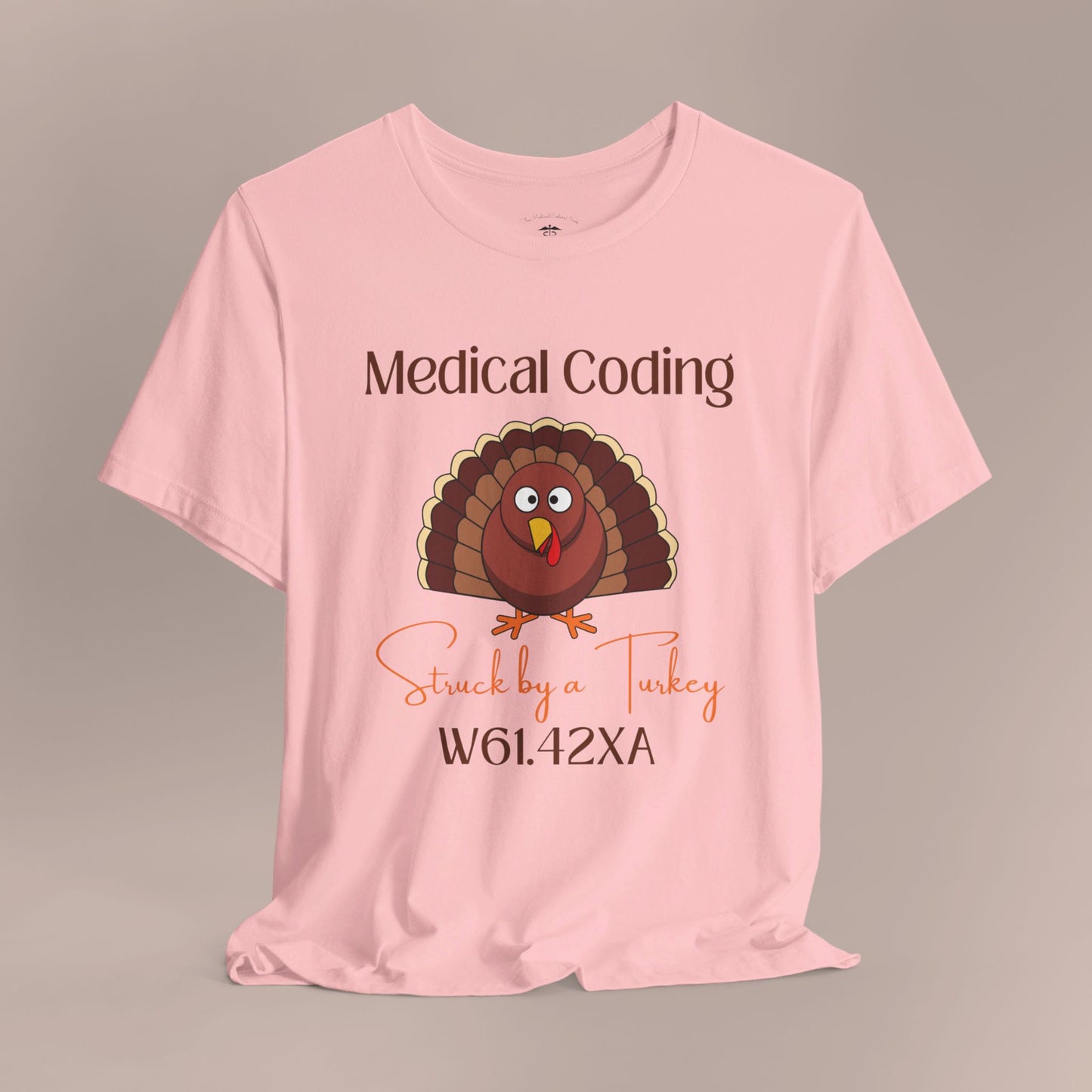 Thanksgiving Struck by a Turkey Holiday ICD-10 Medical Humor NE T-Shirt