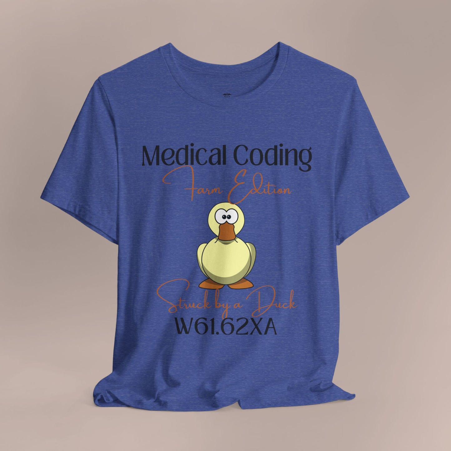 Struck by a Duck ICD-10 Medical Humor T-Shirt