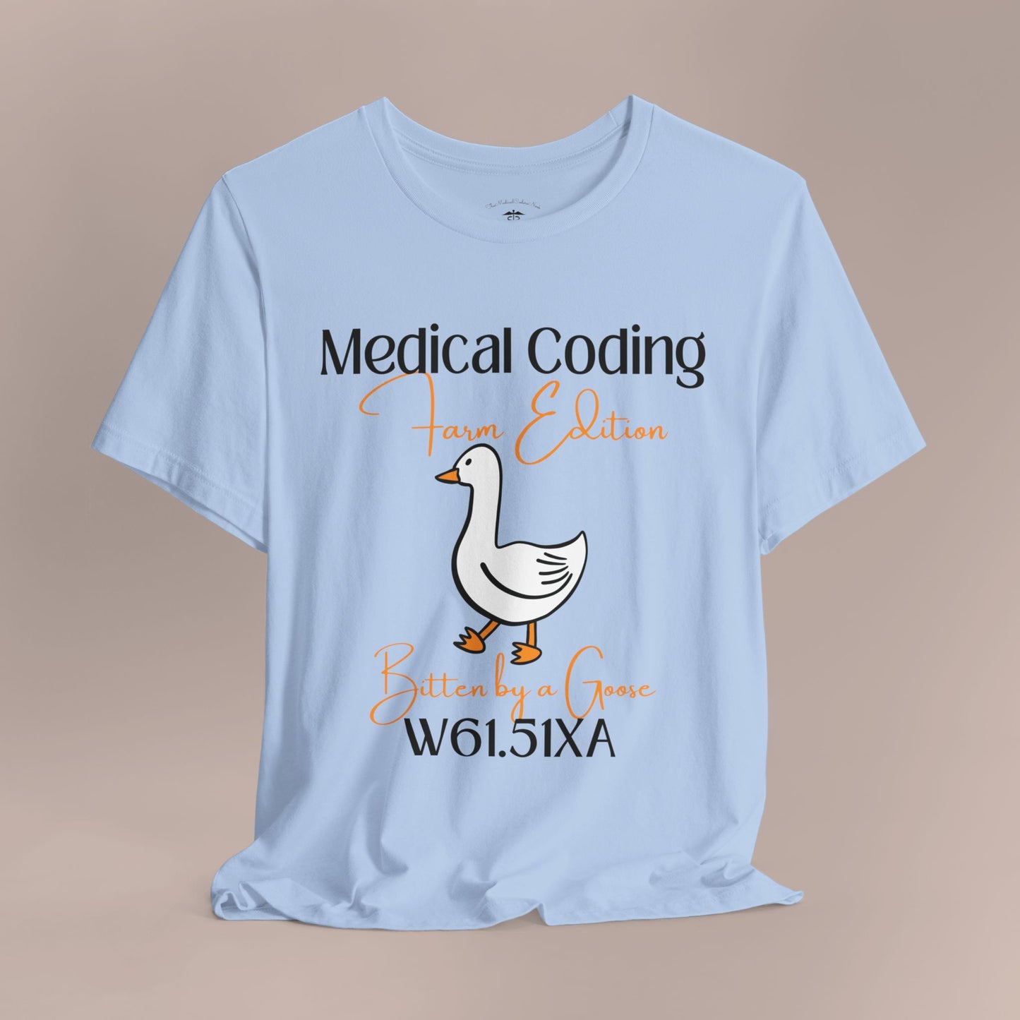 Bitten by a Goose ICD-10 Medical Humor T-Shirt