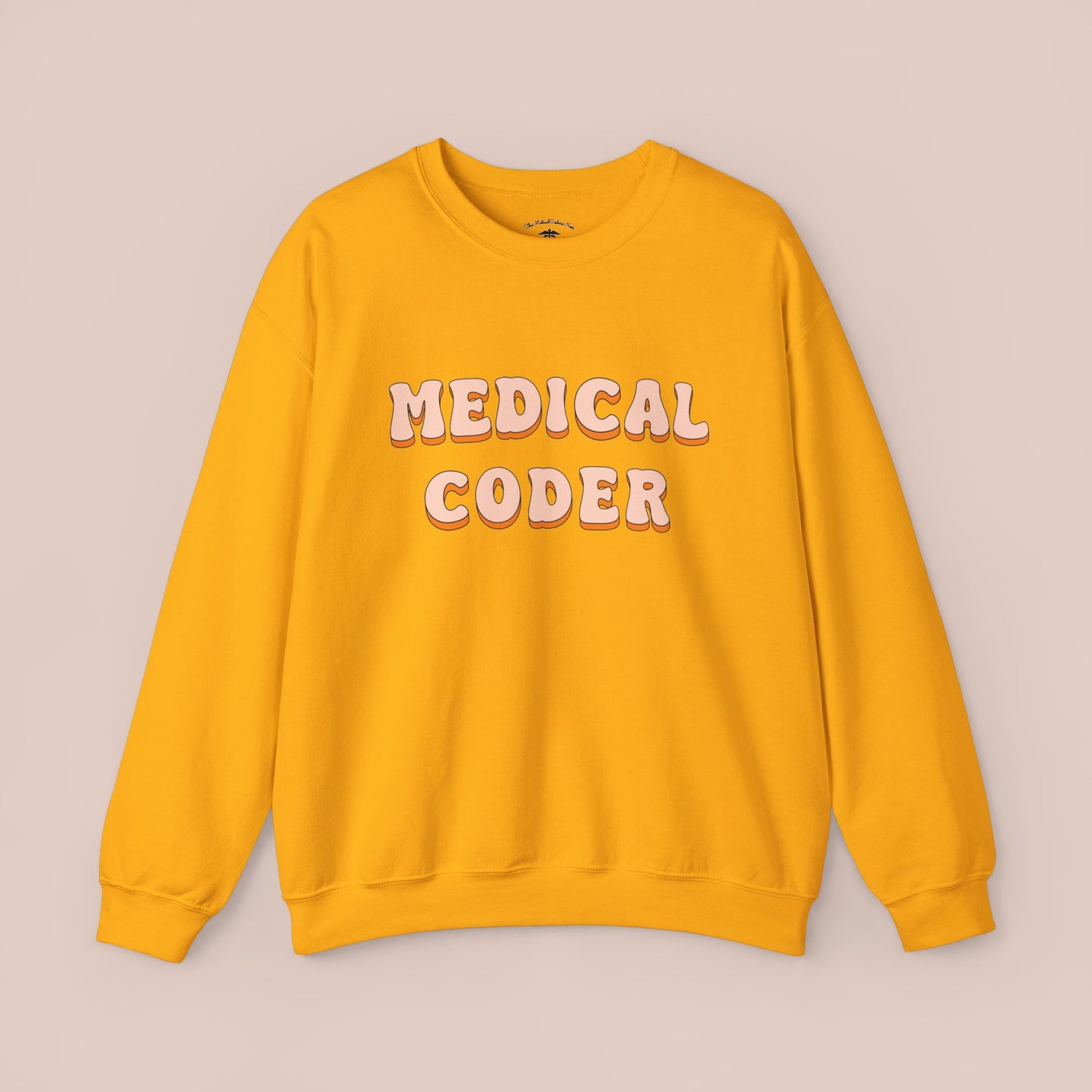 Halloween Medical Coder Candy Corn Font Holiday Sweatshirt