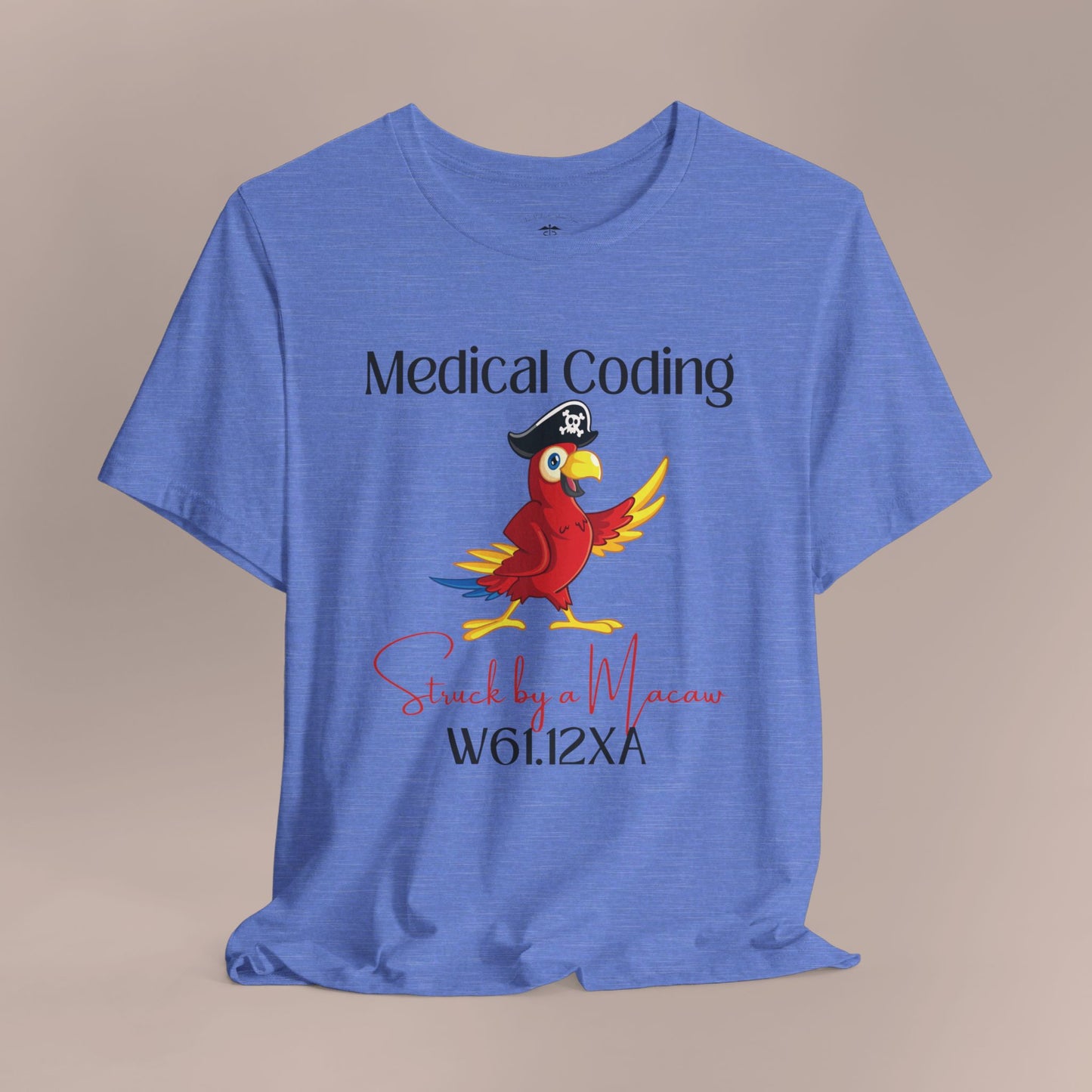 Struck by a Macaw ICD-10 Medical Humor NE T-Shirt