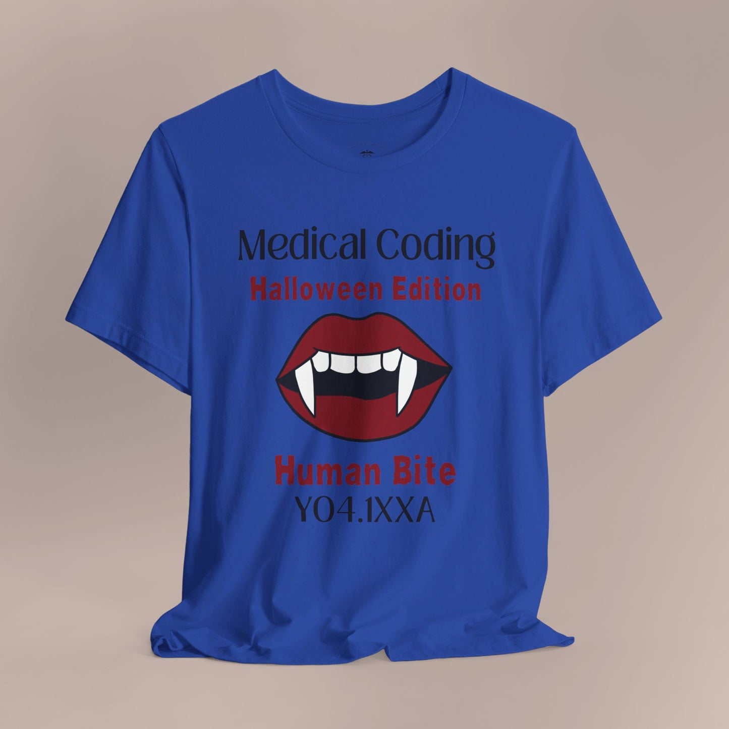 Halloween Human Bite Holiday ICD-10 Medical Humor T-Shirt