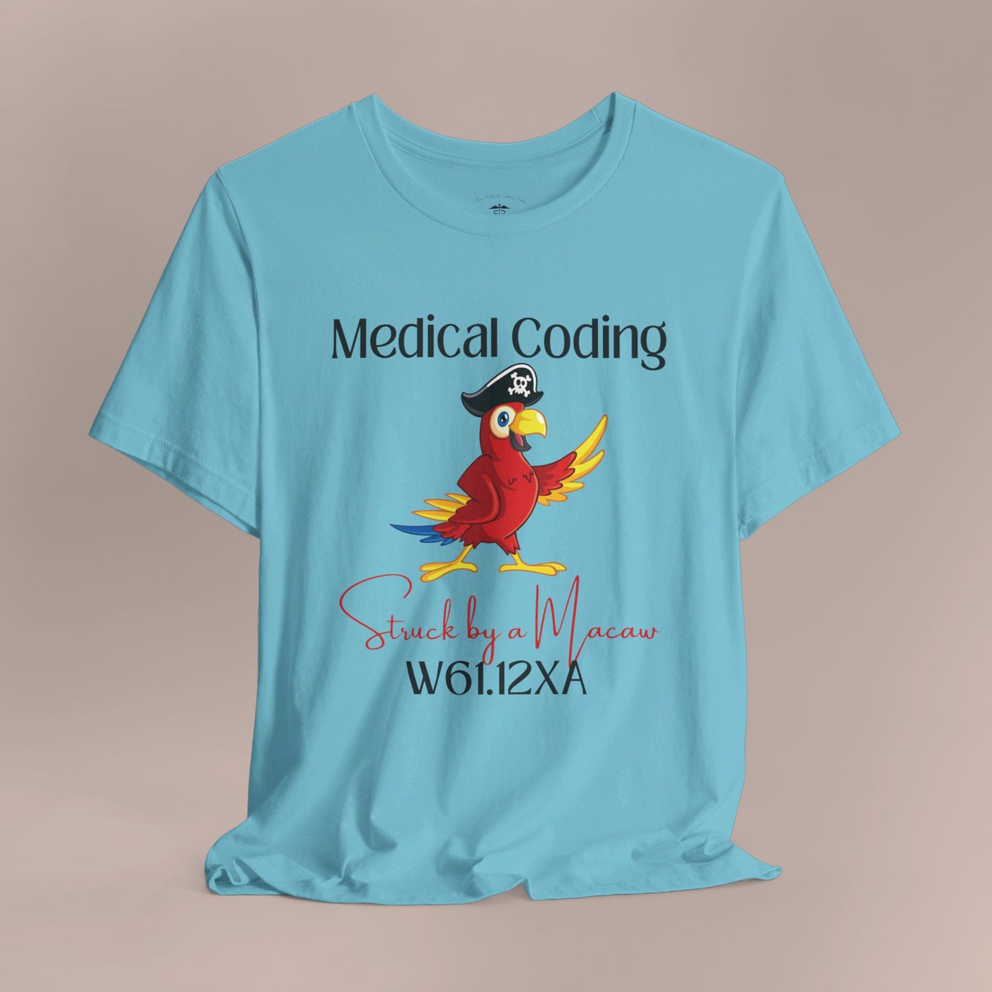 Struck by a Macaw ICD-10 Medical Humor NE T-Shirt