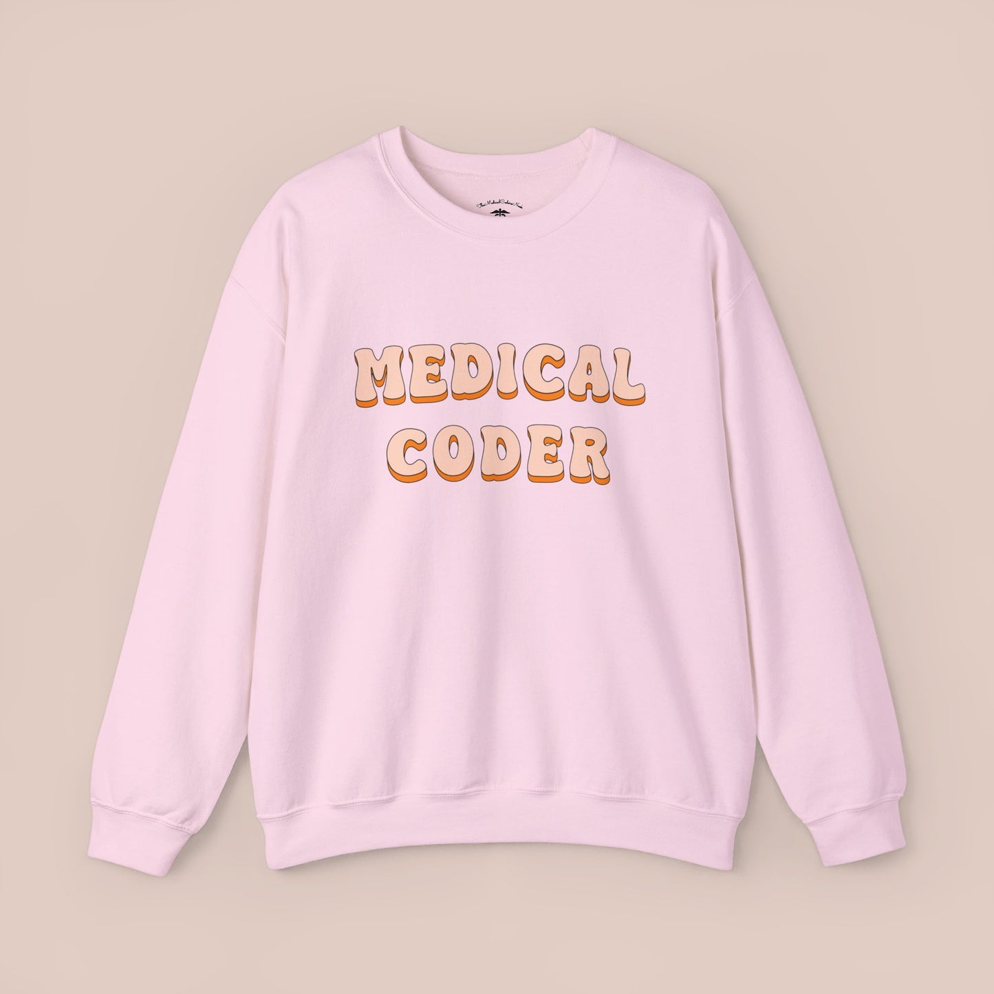 Halloween Medical Coder Candy Corn Font Holiday Sweatshirt