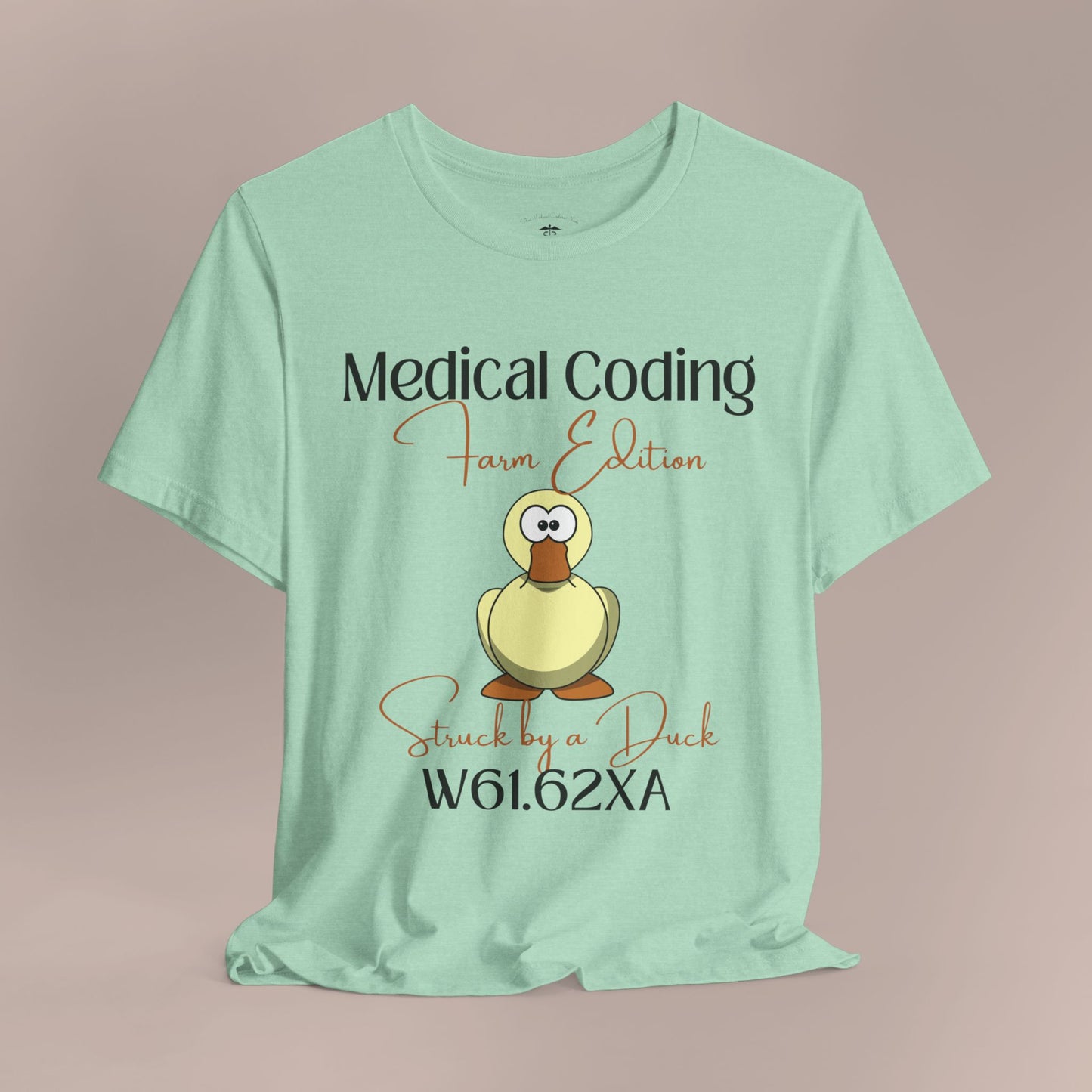 Struck by a Duck ICD-10 Medical Humor T-Shirt