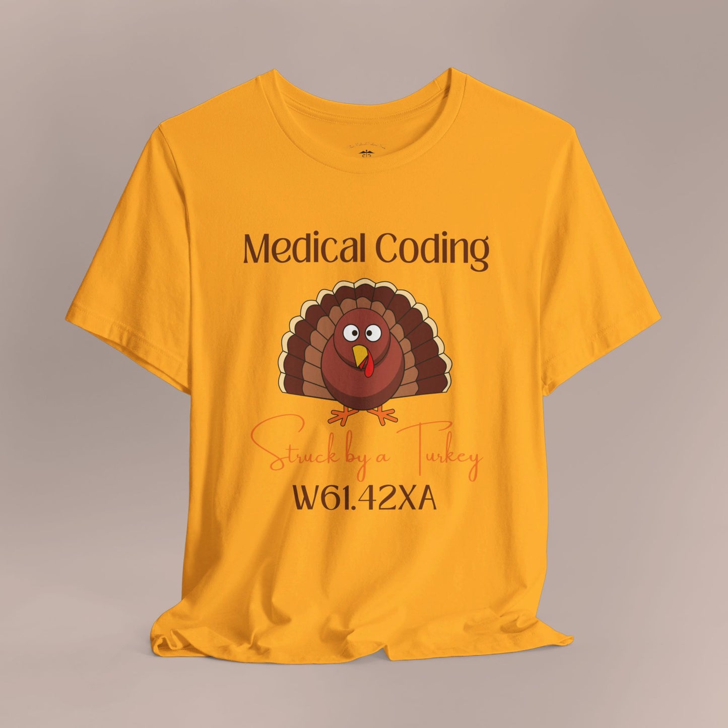 Thanksgiving Struck by a Turkey Holiday ICD-10 Medical Humor NE T-Shirt