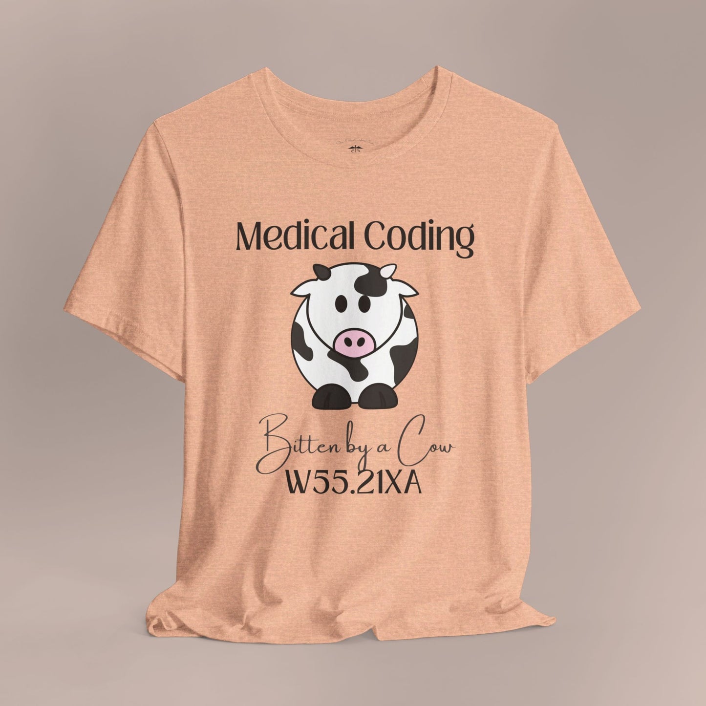 Bitten by a Cow ICD-10 Medical Humor NE T-Shirt