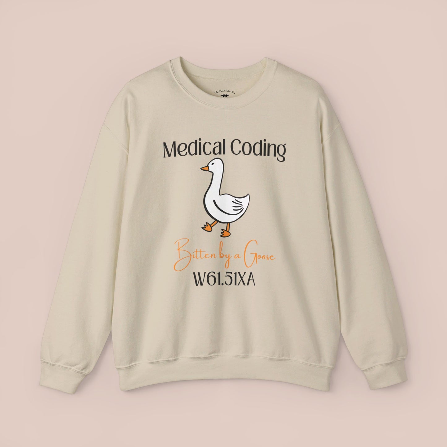 Bitten by a Goose ICD-10 Medical Humor NE Sweatshirt