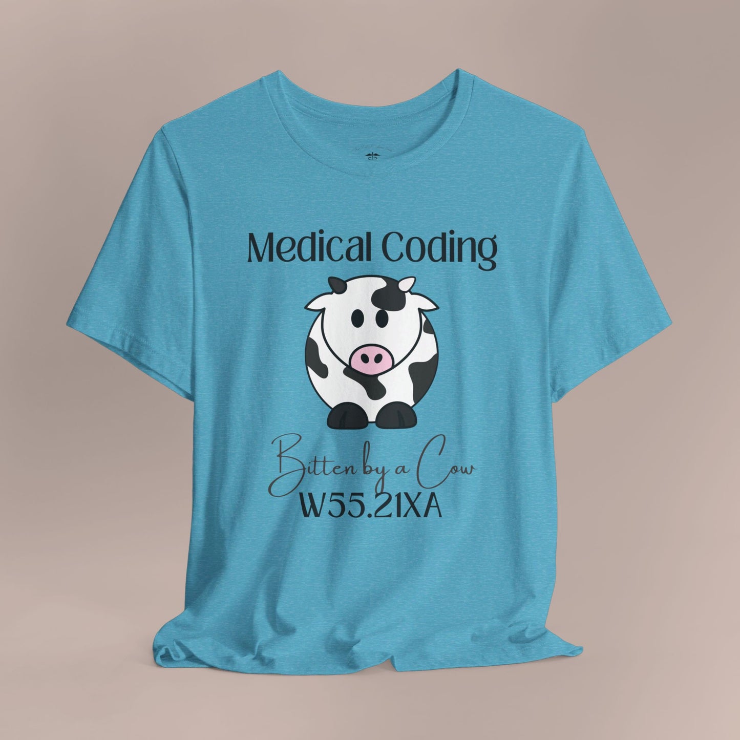 Bitten by a Cow ICD-10 Medical Humor NE T-Shirt