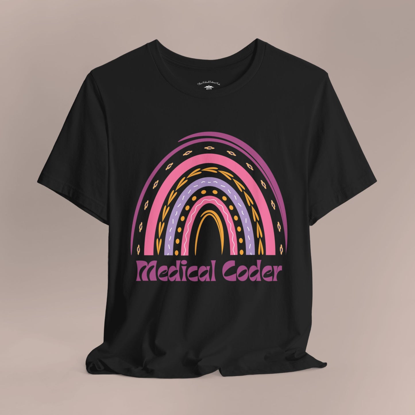 Boho Rainbow Medical Coder T-Shirt