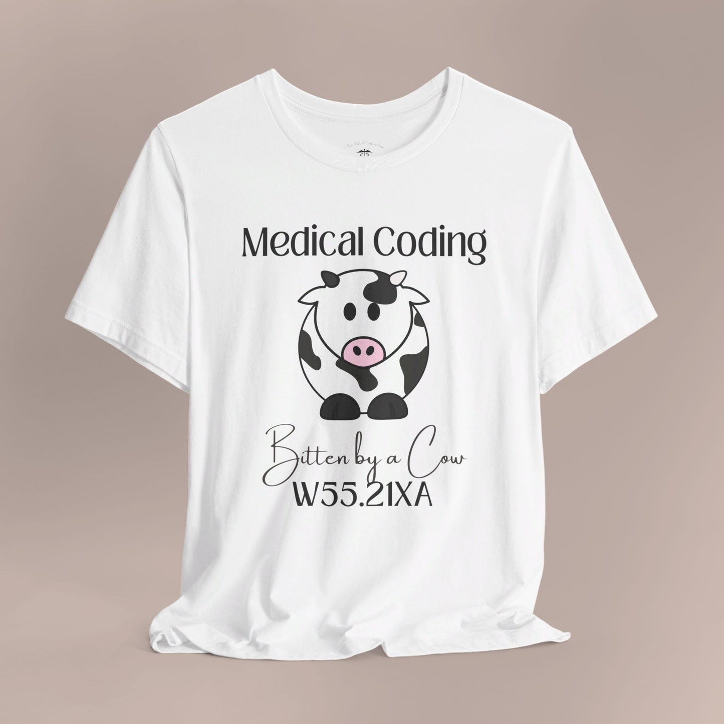 Bitten by a Cow ICD-10 Medical Humor NE T-Shirt