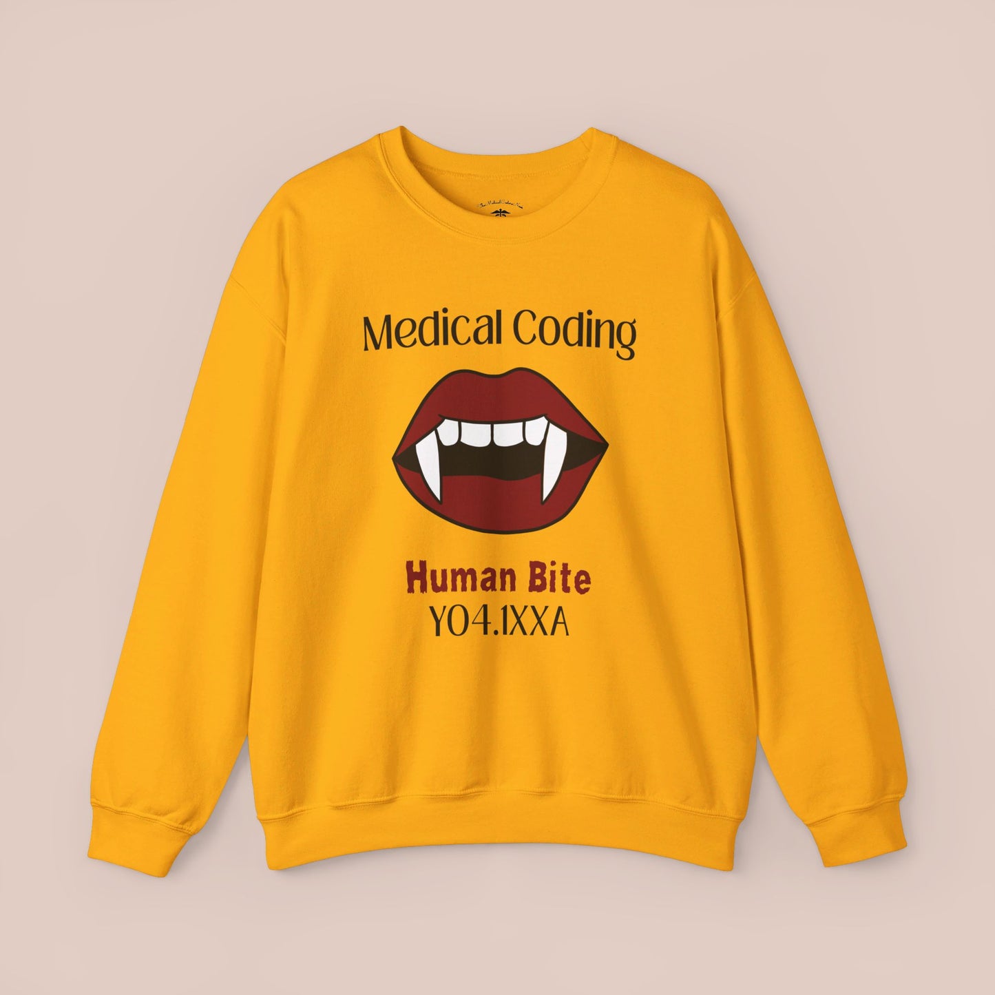 Halloween Human Bite Holiday ICD-10 Medical Humor NE Sweatshirt