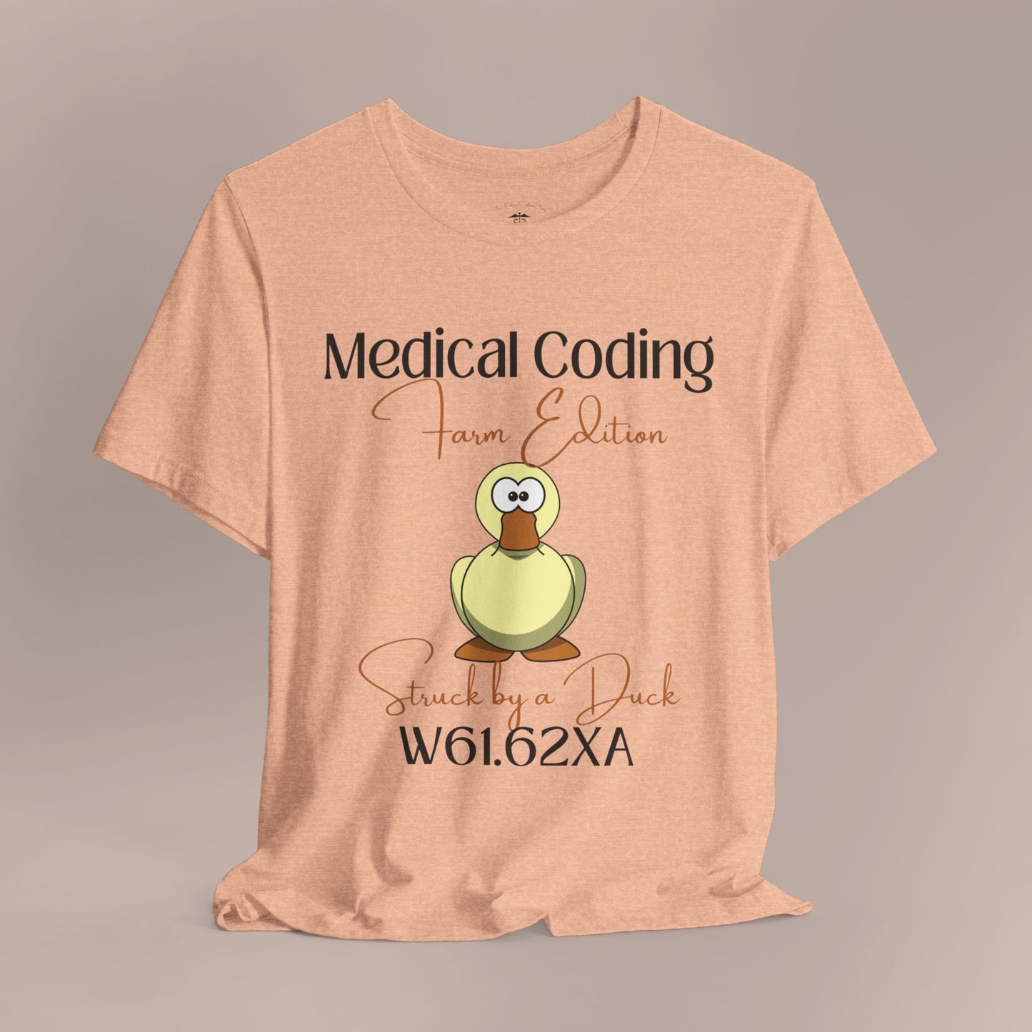 Struck by a Duck ICD-10 Medical Humor T-Shirt