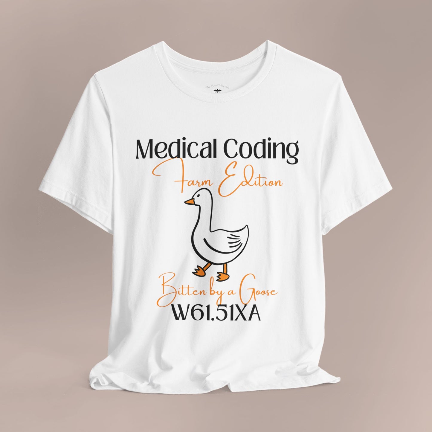 Bitten by a Goose ICD-10 Medical Humor T-Shirt