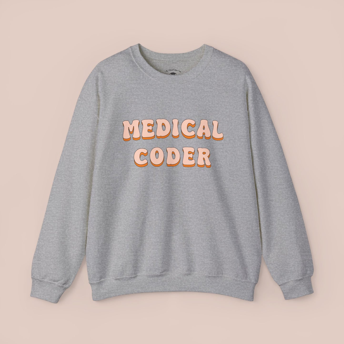 Halloween Medical Coder Candy Corn Font Holiday Sweatshirt