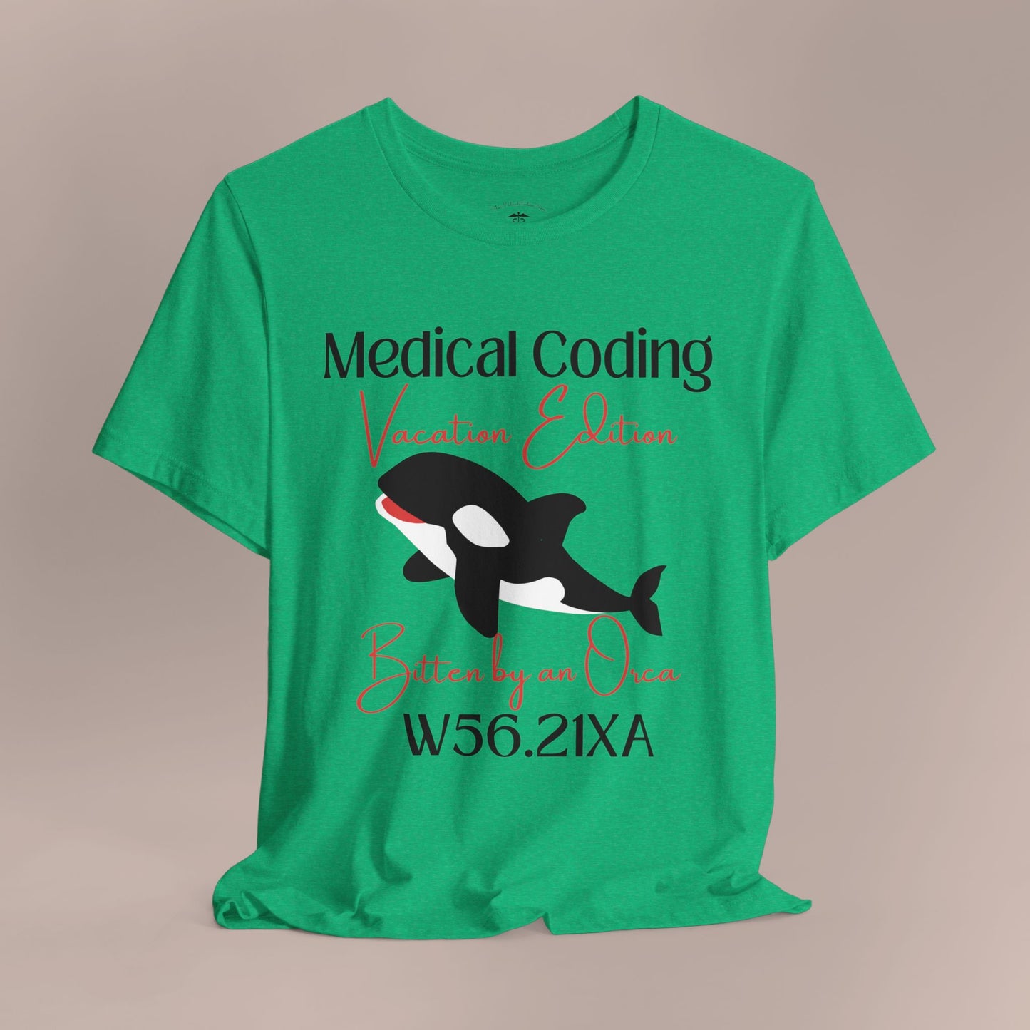 Bitten by an Orca ICD-10 Medical Humor T-Shirt