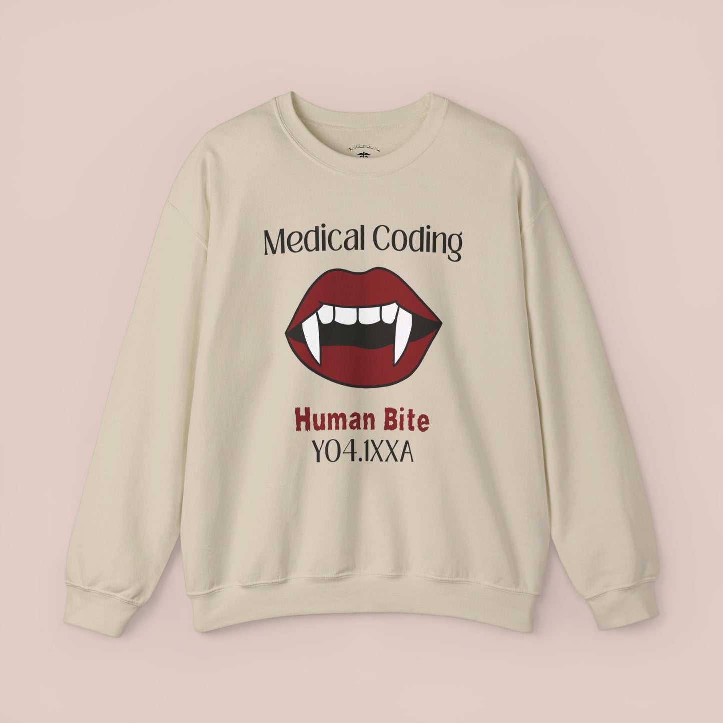 Halloween Human Bite Holiday ICD-10 Medical Humor NE Sweatshirt