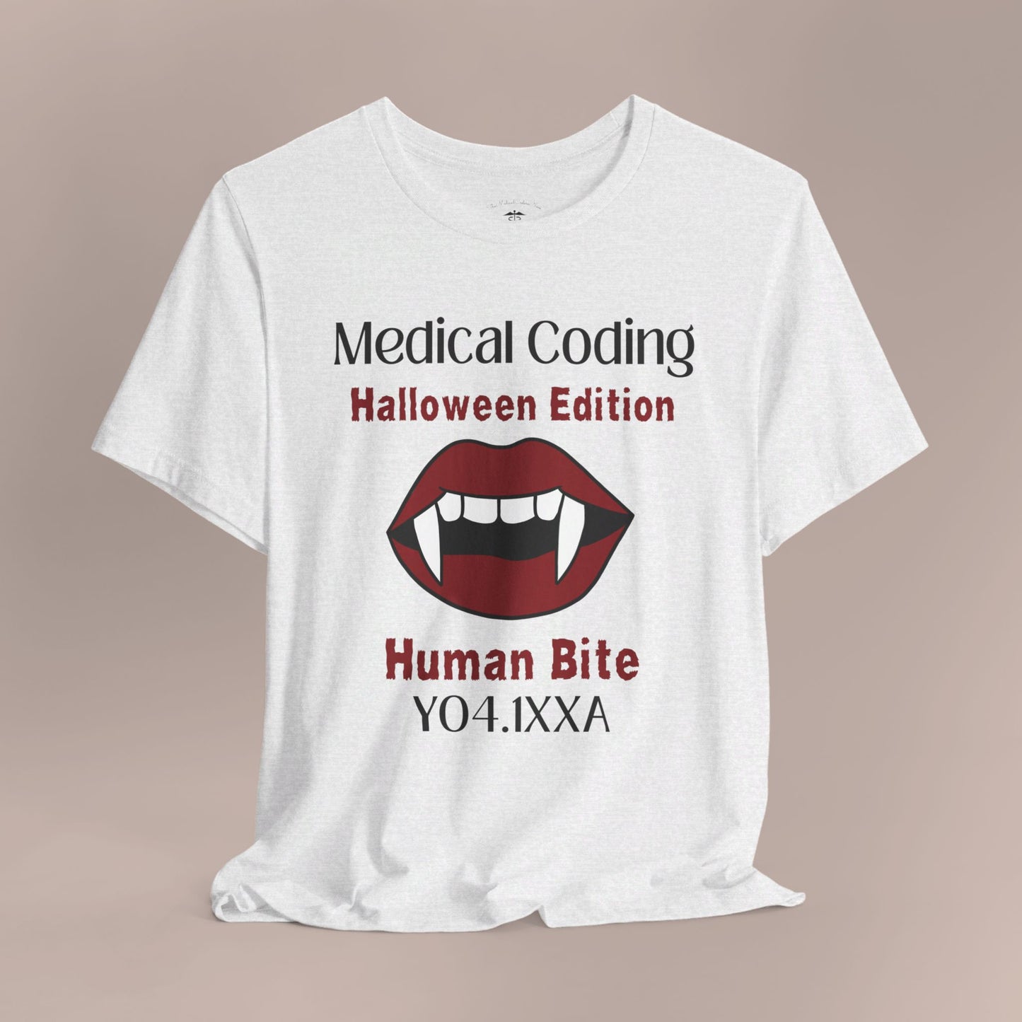 Halloween Human Bite Holiday ICD-10 Medical Humor T-Shirt