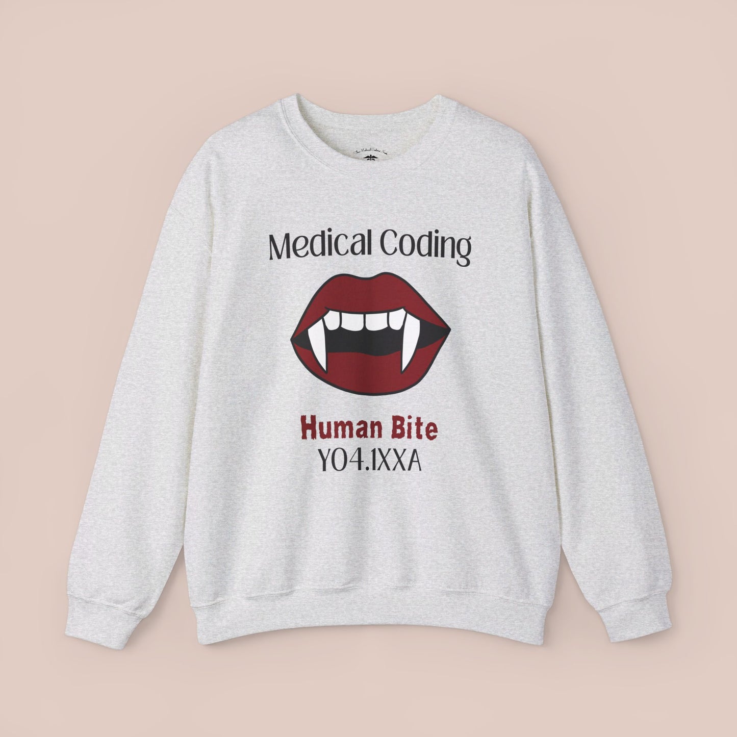 Halloween Human Bite Holiday ICD-10 Medical Humor NE Sweatshirt