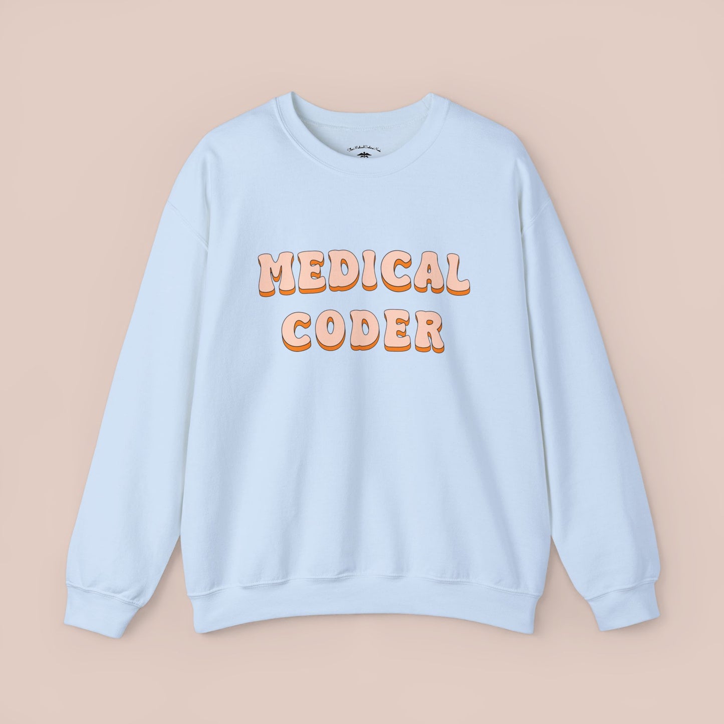 Halloween Medical Coder Candy Corn Font Holiday Sweatshirt