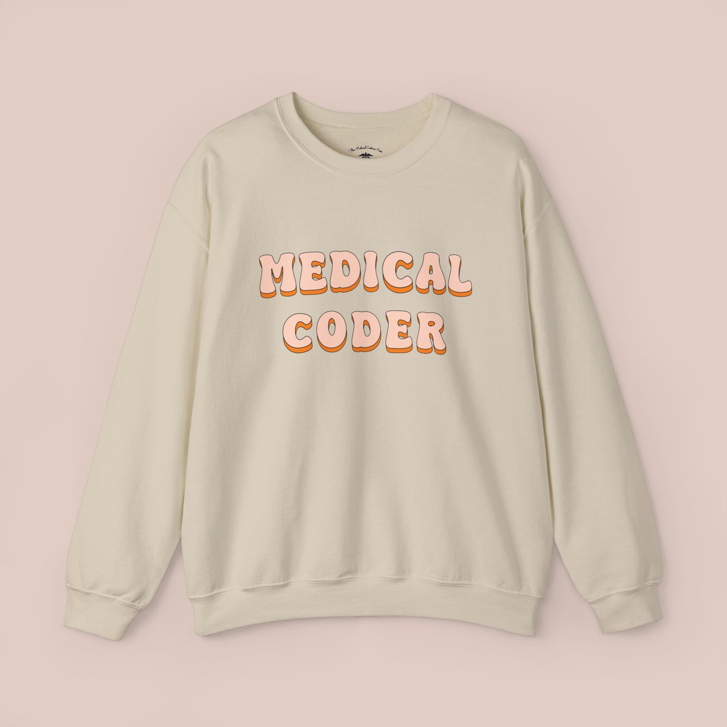 Halloween Medical Coder Candy Corn Font Holiday Sweatshirt