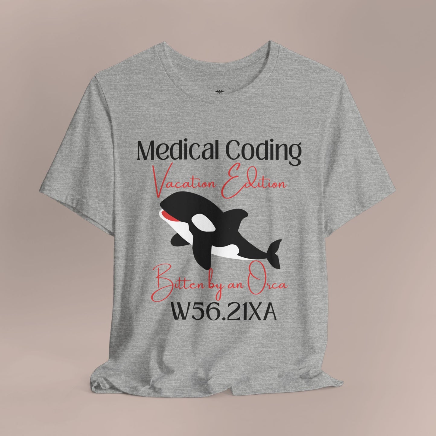 Bitten by an Orca ICD-10 Medical Humor T-Shirt