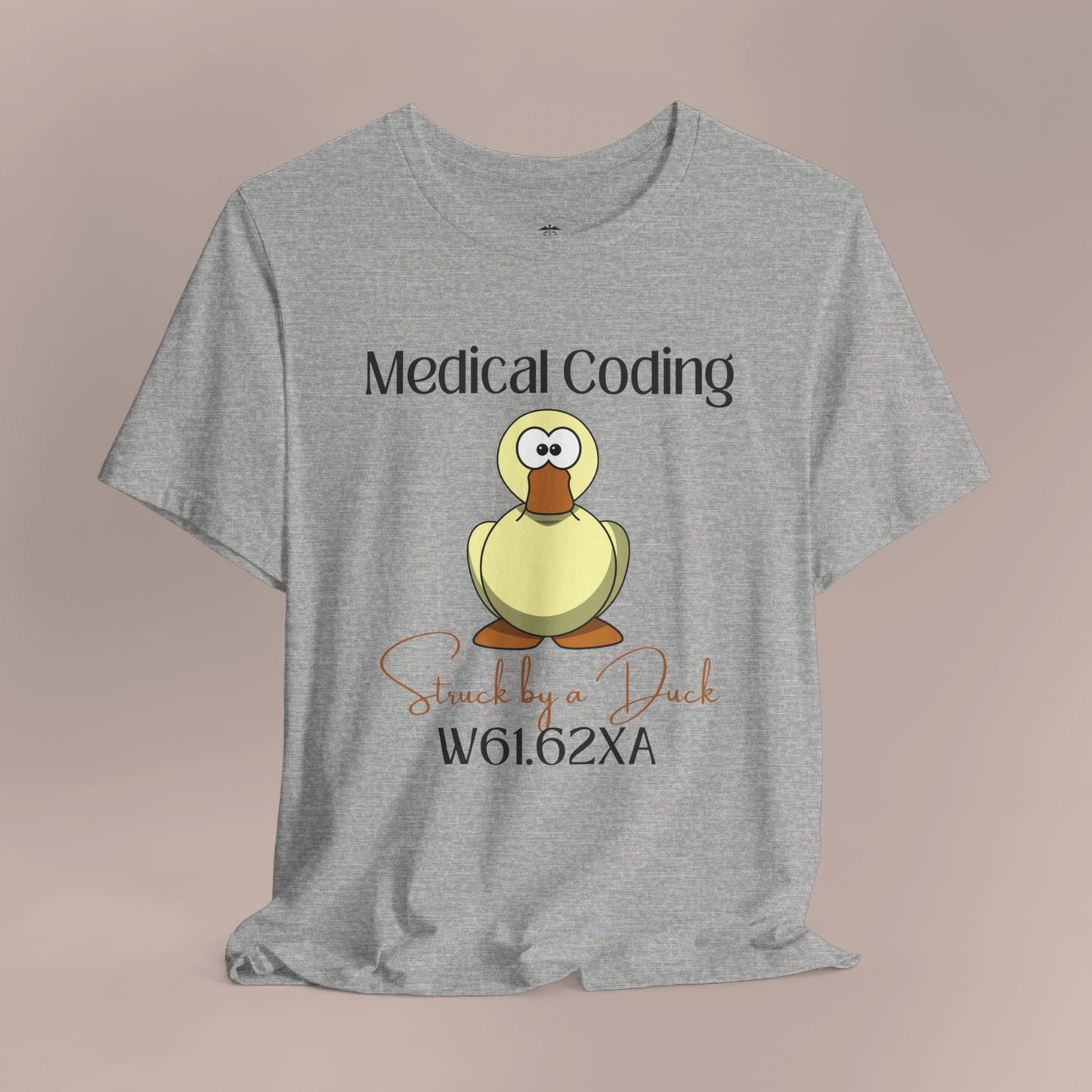 Struck by a Duck ICD-10 Medical Humor NE T-Shirt